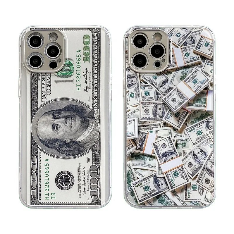 Creative Personality Dollar TPU Protective Soft Cover Bags Suitable For iPhone, White
Creative Personality Dollar TPU Protective Soft Cover Bags Suitable For iPhone, White
