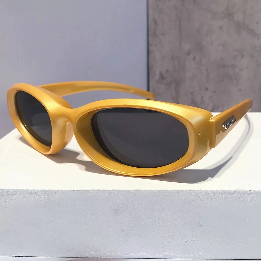89122 Custom Small Oval Cat Eye Y2K Sunglasses Women Vintage Green Yellow Sports Sun Glasses Men Hip Hop Driving Shades Uv400
89122 Custom Small Oval Cat Eye Y2K Sunglasses Women Vintage Green Yellow Sports Sun Glasses Men Hip Hop Driving Shades Uv400