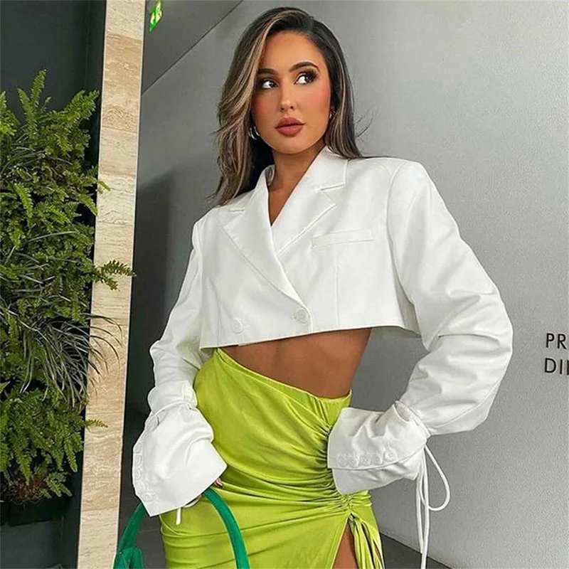 Open Front Long Tie Waist Long Sleeve Wrap Cropped Cut Out Latest Ladies Woman Blazer Traje De Gala Mujer Ensemble Costume Femme
Open Front Long Tie Waist Long Sleeve Wrap Cropped Cut Out Latest Ladies Woman Blazer Traje De Gala Mujer Ensemble Costume Femme