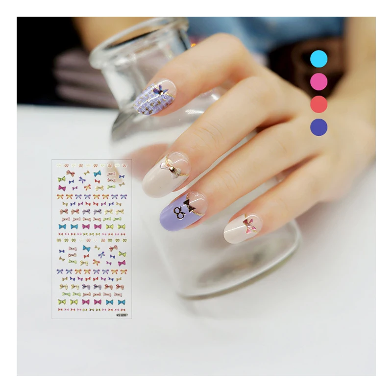 Professional Newest Nail sticker 3D Decoration Nail Art, Colorful
Professional Newest Nail sticker 3D Decoration Nail Art, Colorful