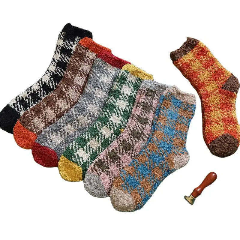 New Warm Fuzzy Winter Socks Fluffy Soft Comfortable Socks with Grips for Women, Picture shows
New Warm Fuzzy Winter Socks Fluffy Soft Comfortable Socks with Grips for Women, Picture shows