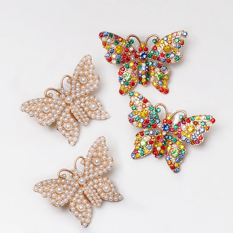 Fashion gold plated statement colorful rhinestone butterfly earrings jewelry Korean butterfly wing earrings
Fashion gold plated statement colorful rhinestone butterfly earrings jewelry Korean butterfly wing earrings