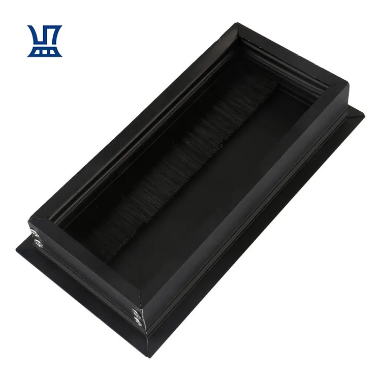 BQLZR Free Shipping Black Aluminum Alloy Cover Desk Wire Cord Cable Grommets Organizer Hole Cover with brush for Office PC Desk
BQLZR Free Shipping Black Aluminum Alloy Cover Desk Wire Cord Cable Grommets Organizer Hole Cover with brush for Office PC Desk