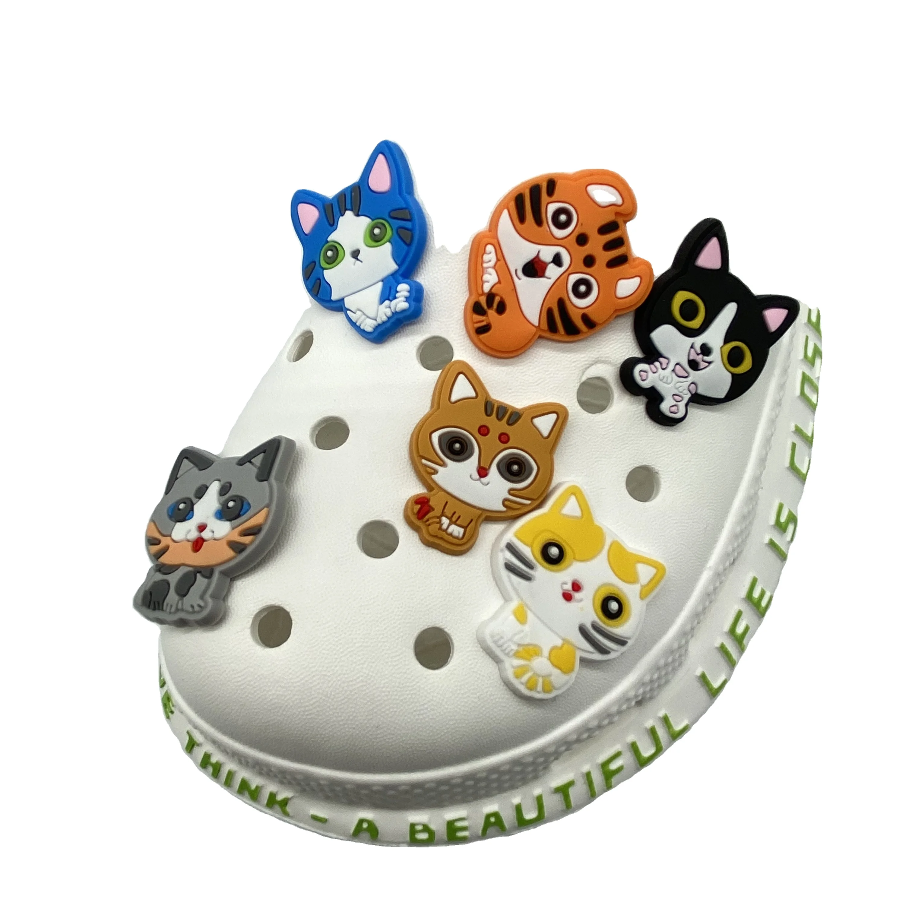 Hot Sale Wholesale Price Cute And Colorful Sandals Charms Clog Cartoon cat shoe charms Accessories Shoe Charms for Kids Gift, As picture
Hot Sale Wholesale Price Cute And Colorful Sandals Charms Clog Cartoon cat shoe charms Accessories Shoe Charms for Kids Gift, As picture