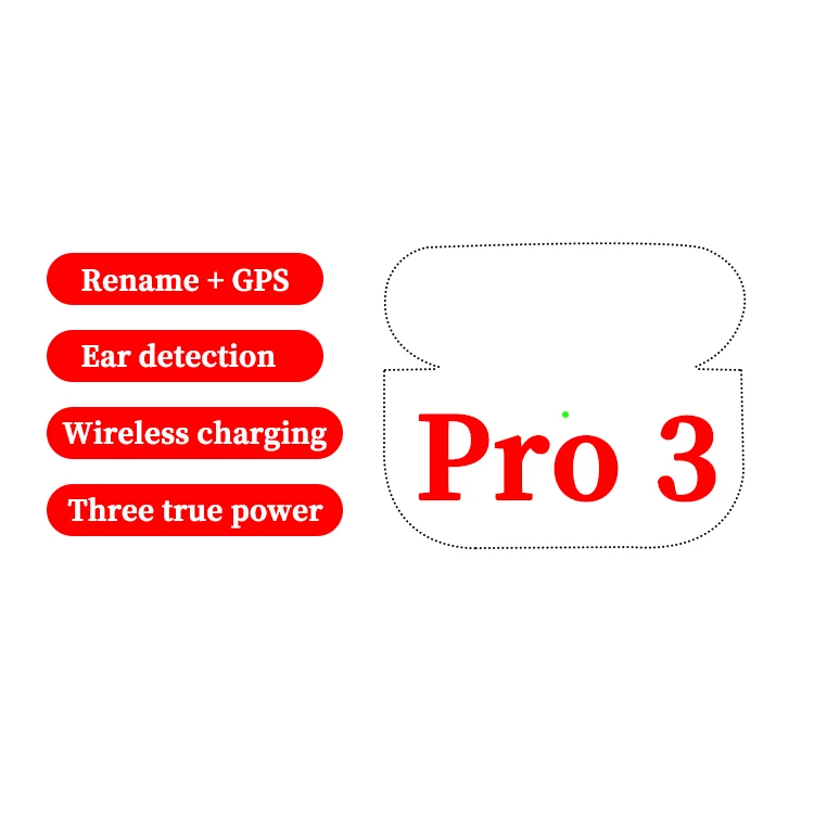 Top Quality Gps Rename 1:1 Tws Air 3 Gen 3 Earphones Airoha 1562a Chip Air pro 3 Wireless Earphone Earbuds Air 3 Pro, White
Top Quality Gps Rename 1:1 Tws Air 3 Gen 3 Earphones Airoha 1562a Chip Air pro 3 Wireless Earphone Earbuds Air 3 Pro, White