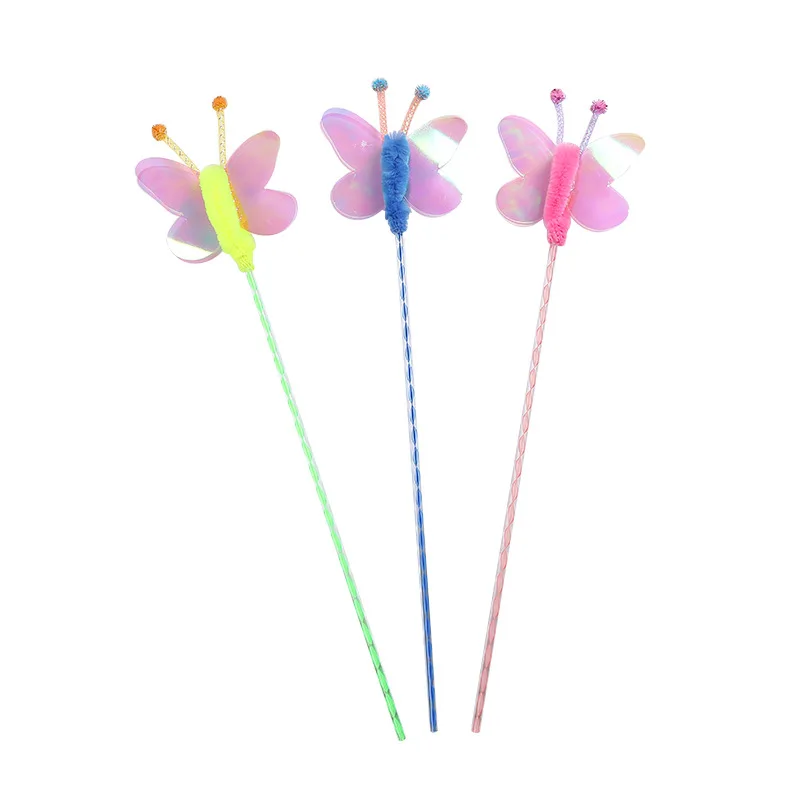 High Quality Interactive Cute Kitten Pet Cat Toys Funny Play Butterfly Fairy Cat Teaser
High Quality Interactive Cute Kitten Pet Cat Toys Funny Play Butterfly Fairy Cat Teaser