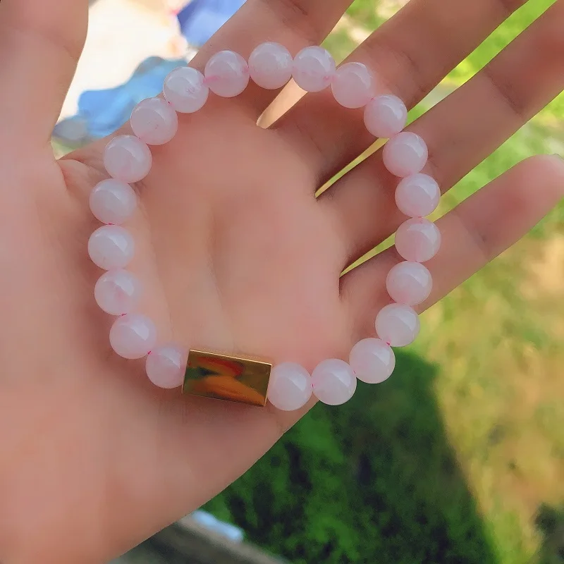 Acceptable Badge Custom Natural Rose Quartz Bead Bracelet Alloy Letter Carving Custom Bracelet, Pink
Acceptable Badge Custom Natural Rose Quartz Bead Bracelet Alloy Letter Carving Custom Bracelet, Pink