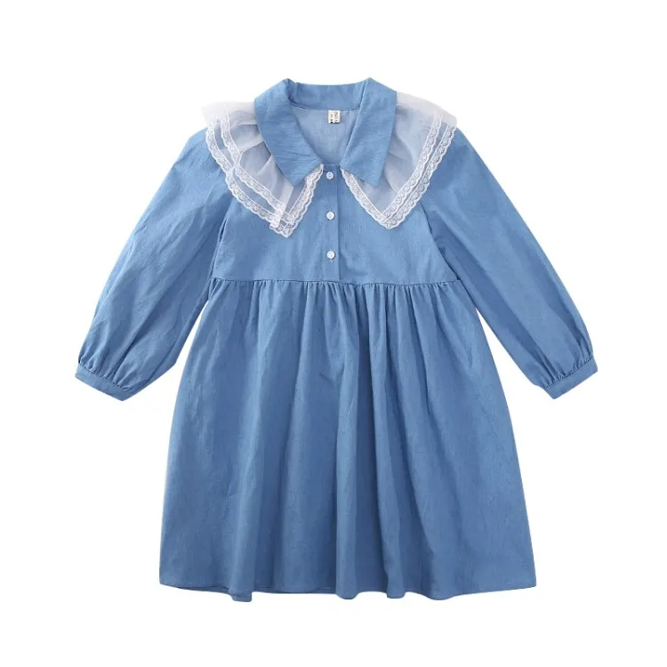 Spring Long Girl's Bottom Shirt Cotton Stretch Long Sleeve T-shirt Cotton Kids Fashion Soft Clothes Of Modern Girls Dresses, Blue
Spring Long Girl's Bottom Shirt Cotton Stretch Long Sleeve T-shirt Cotton Kids Fashion Soft Clothes Of Modern Girls Dresses, Blue