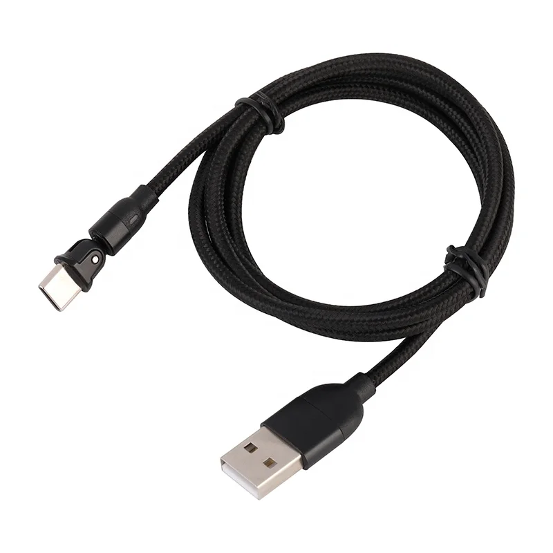 1M 180 Degree Nylon Braided Data Cable Type-C 2 in 1 Fast Charging USB Cable Data Line Cable
1M 180 Degree Nylon Braided Data Cable Type-C 2 in 1 Fast Charging USB Cable Data Line Cable