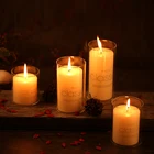 Factory Custom Glass Candle Jars With Wooden Lids Empty Candle Jars For Luxury Candle Making