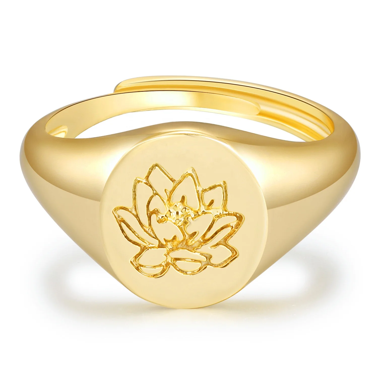 Vintage Ring Handmade Brass Rings 18K Gold Plated Signet Oval Sunflower Flower Ring
Vintage Ring Handmade Brass Rings 18K Gold Plated Signet Oval Sunflower Flower Ring
