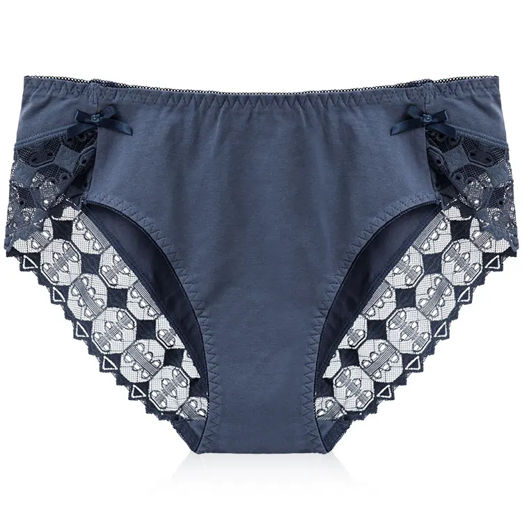 Wholesale Lace Sexy Women Panties Cotton Breathable Underwear Panties Fat Women Plus Size Mid Waist Panty
Wholesale Lace Sexy Women Panties Cotton Breathable Underwear Panties Fat Women Plus Size Mid Waist Panty