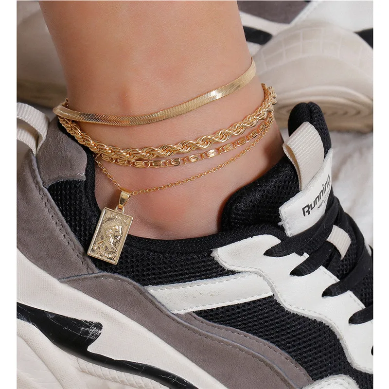 Simple Anklet Bracelets Foot Jewelry Gold Color Cuban Link Chain Chunky Anklet For Women Girls Fashion Beach Anklet, Butterfly tennis bracelet
Simple Anklet Bracelets Foot Jewelry Gold Color Cuban Link Chain Chunky Anklet For Women Girls Fashion Beach Anklet, Butterfly tennis bracelet