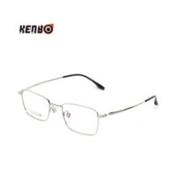 

Kenbo Classic Full rim Lightweight rectangle Titanium frame high quality Optical frames for women