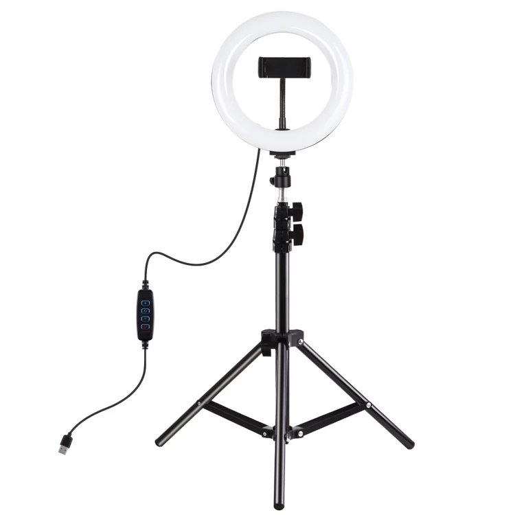 PULUZ 7.9 inch 20cm Light+ 1.1m Tripod Mount USB 3 Modes Dimmable Dual Color Temperature LED Curved Light Ring, Black
PULUZ 7.9 inch 20cm Light+ 1.1m Tripod Mount USB 3 Modes Dimmable Dual Color Temperature LED Curved Light Ring, Black