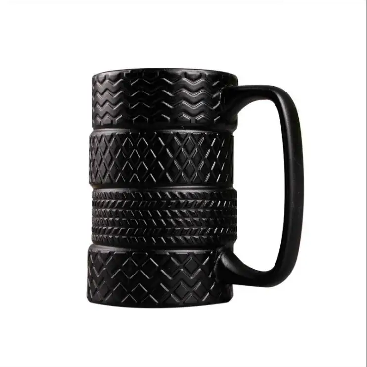 400Ml Creative Tire Mug Large Capacity Matte Black Ceramic Coffee Mug Personality Tea Cup Slip Office Household Water Mugs, Black or custom made colour
400Ml Creative Tire Mug Large Capacity Matte Black Ceramic Coffee Mug Personality Tea Cup Slip Office Household Water Mugs, Black or custom made colour