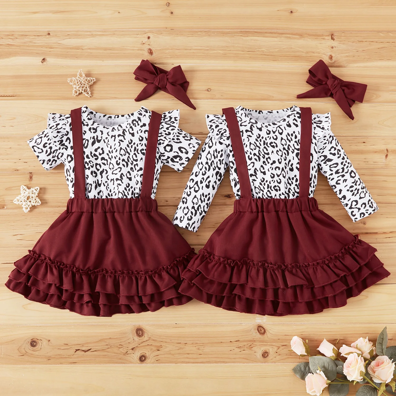Summer Spring Baby Cute Girl Ruffle Dresses Leopard Romper Girl Skirt Sets Summer Clothing Sets
Summer Spring Baby Cute Girl Ruffle Dresses Leopard Romper Girl Skirt Sets Summer Clothing Sets