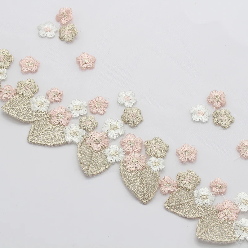 1y/3y Embroidered Golden thread Net cloth Lace Fabric Trim Ribbons DIY Sewing Handmade Materials R0502, As the picture shows
1y/3y Embroidered Golden thread Net cloth Lace Fabric Trim Ribbons DIY Sewing Handmade Materials R0502, As the picture shows
