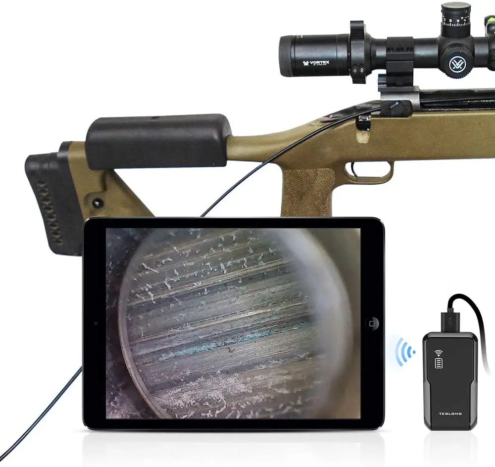 Hot Selling Hunting shooting Gun barrel rifle wifi inspection borescope with 36 inch flexible rifle camera cable
Hot Selling Hunting shooting Gun barrel rifle wifi inspection borescope with 36 inch flexible rifle camera cable