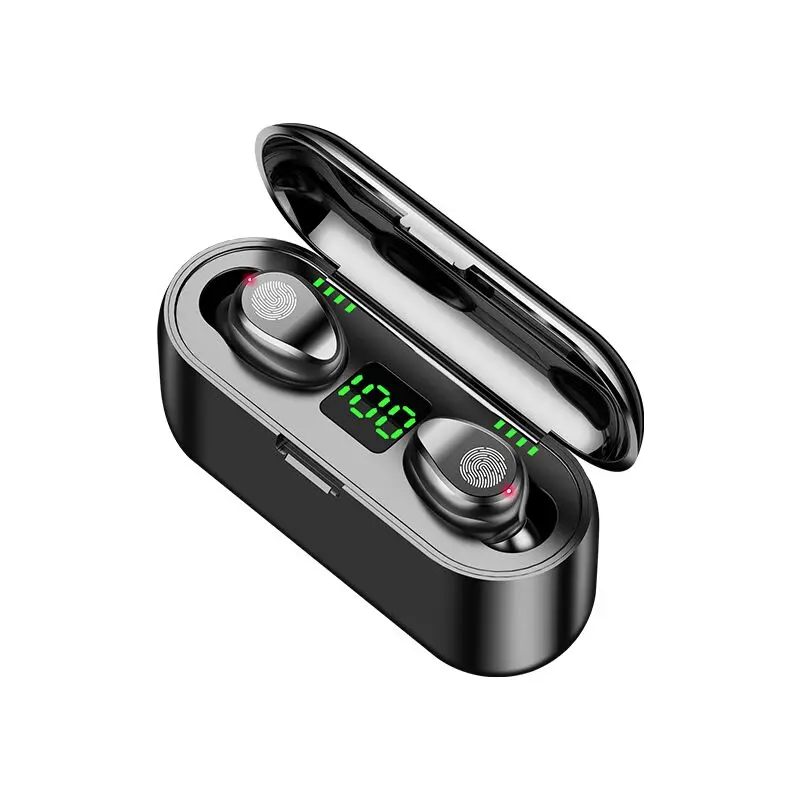 Wireless earphone 5.0 low-power wireless gaming earphone semi-in-ear sports noise-cancelling earphone