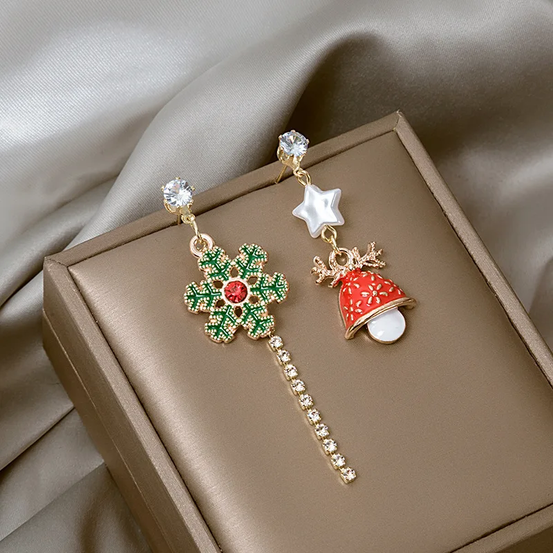 Lovely Long Tassel Asymmetrical Drop Tassel Earrings Glaze Geometry Multi Deformation Colorful Christmas Pendant Earrings
Lovely Long Tassel Asymmetrical Drop Tassel Earrings Glaze Geometry Multi Deformation Colorful Christmas Pendant Earrings