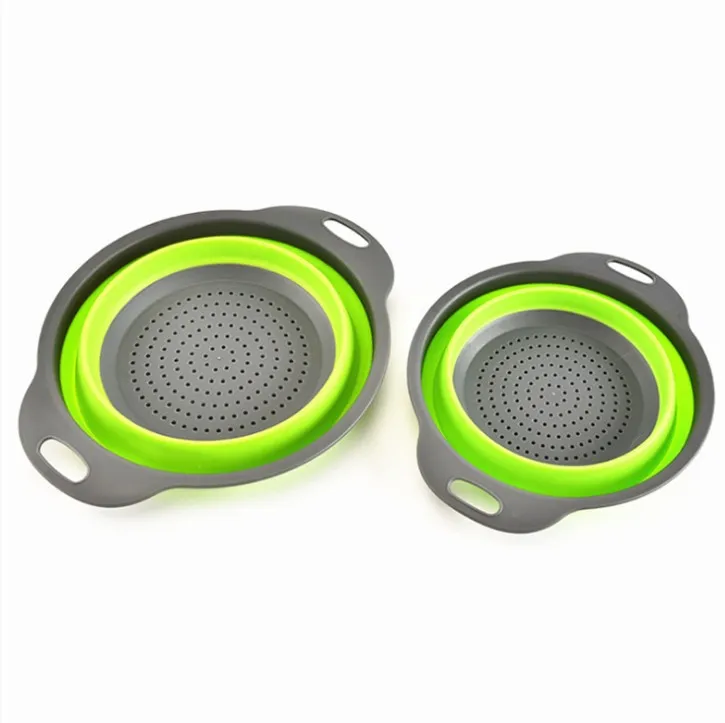 Amazon Hot-Selling Food Grade 2pcs Silicone Collapsible Colander Kitchen Vegetable Fruit Basket Collapsible Colander, Blue
Amazon Hot-Selling Food Grade 2pcs Silicone Collapsible Colander Kitchen Vegetable Fruit Basket Collapsible Colander, Blue