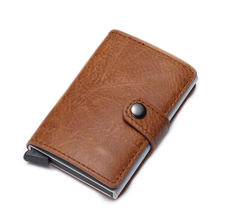 Simple leather Aluminum Carbon Fiber Card Holder Wallet RFID Blocking Slim Wallet Credit Card Holder women men wholesale
Simple leather Aluminum Carbon Fiber Card Holder Wallet RFID Blocking Slim Wallet Credit Card Holder women men wholesale