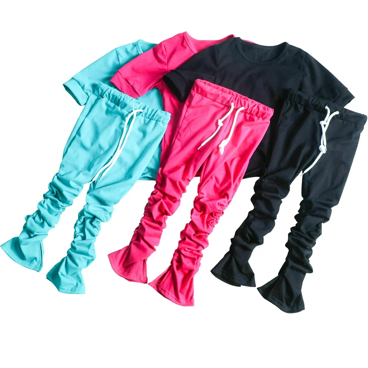 Toddler Girl Summer Clothes Custom Logo Clothes Kids Stacked Shirts And Pants Clothes Pure Cotton Kids Girl Jogger Sets
Toddler Girl Summer Clothes Custom Logo Clothes Kids Stacked Shirts And Pants Clothes Pure Cotton Kids Girl Jogger Sets