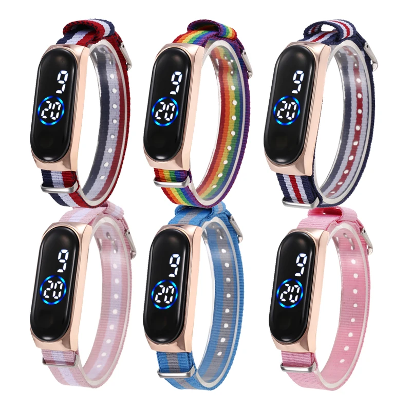 Unisex Sports can Customized Bracelet Electronic Wristwatches LED Watch Canvas strap, Picture
Unisex Sports can Customized Bracelet Electronic Wristwatches LED Watch Canvas strap, Picture