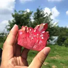High Quality Wholesale Healing Red Aura Quartz Crystal Clusters