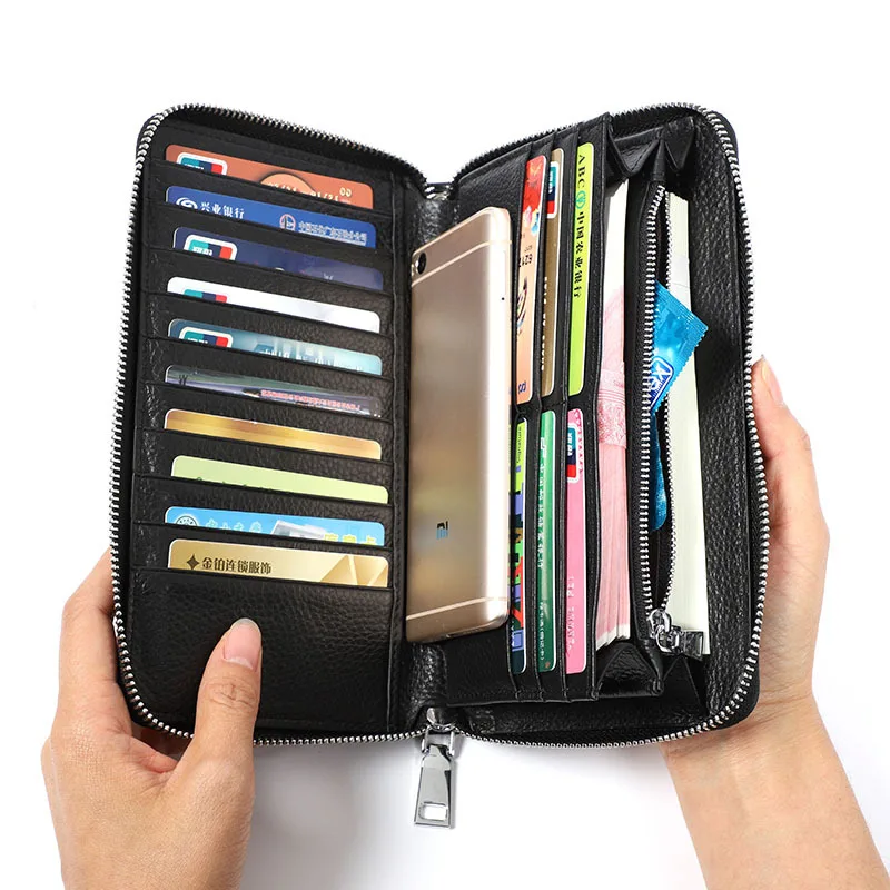 New Arrival High Quality Custom Logo Men Genuine Cow Leather Wallet Wholesale, Black
New Arrival High Quality Custom Logo Men Genuine Cow Leather Wallet Wholesale, Black