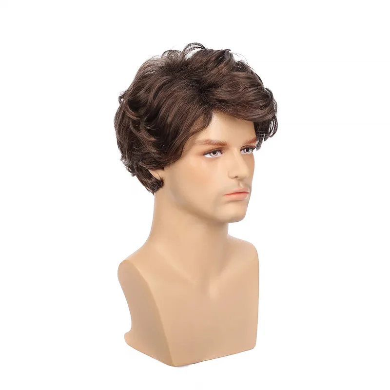 Free Shipping Natural Wave Brown Pixie Cut Hair Short Men's Wigs Synthetic Full Wig Fleeciness Realistic Natural Toupee For Men
Free Shipping Natural Wave Brown Pixie Cut Hair Short Men's Wigs Synthetic Full Wig Fleeciness Realistic Natural Toupee For Men