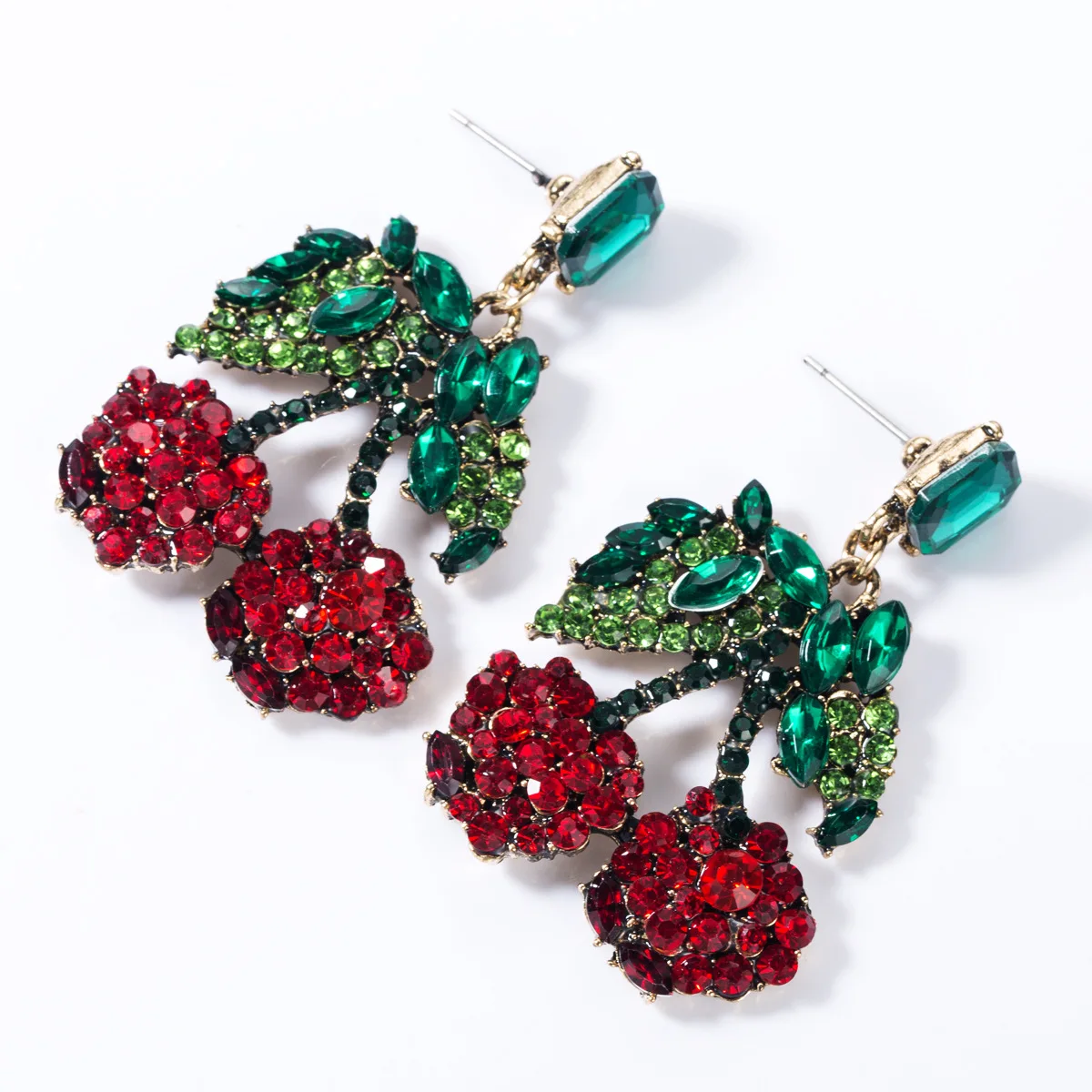 HOVANCI Personality Beautiful Colorful Korean Cute Earrings Jewelry Designer Inspired Cherry Fruit Earrings Women
HOVANCI Personality Beautiful Colorful Korean Cute Earrings Jewelry Designer Inspired Cherry Fruit Earrings Women