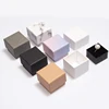5X5X4 Lid Base Small Cardboard Wholesale Jewelry Ring Box with Foam Insert