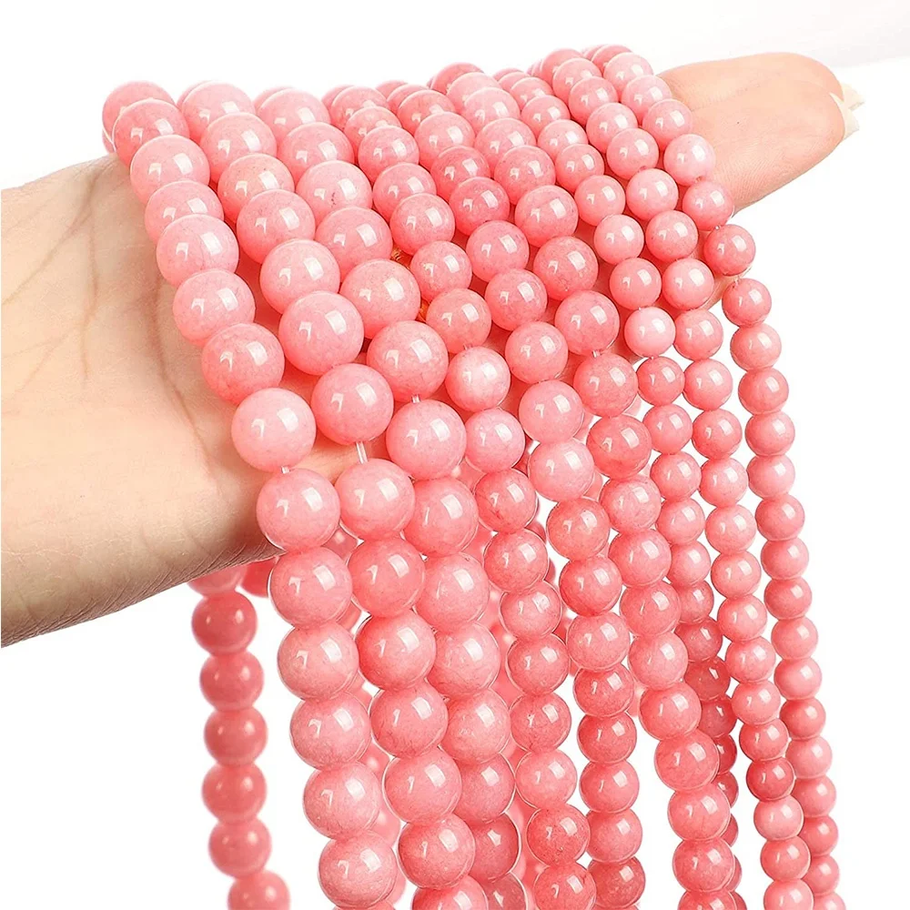 60pcs 6mm Pink Jade Natural Stone Beads For Jewelry Making DIY Gemstone Necklace Bracelets
60pcs 6mm Pink Jade Natural Stone Beads For Jewelry Making DIY Gemstone Necklace Bracelets