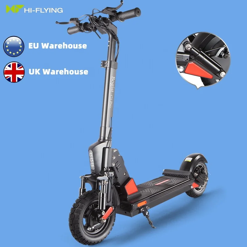 500W 13A UK warehosue powerful lang range IP64 electric scooters folding adult electric scooter