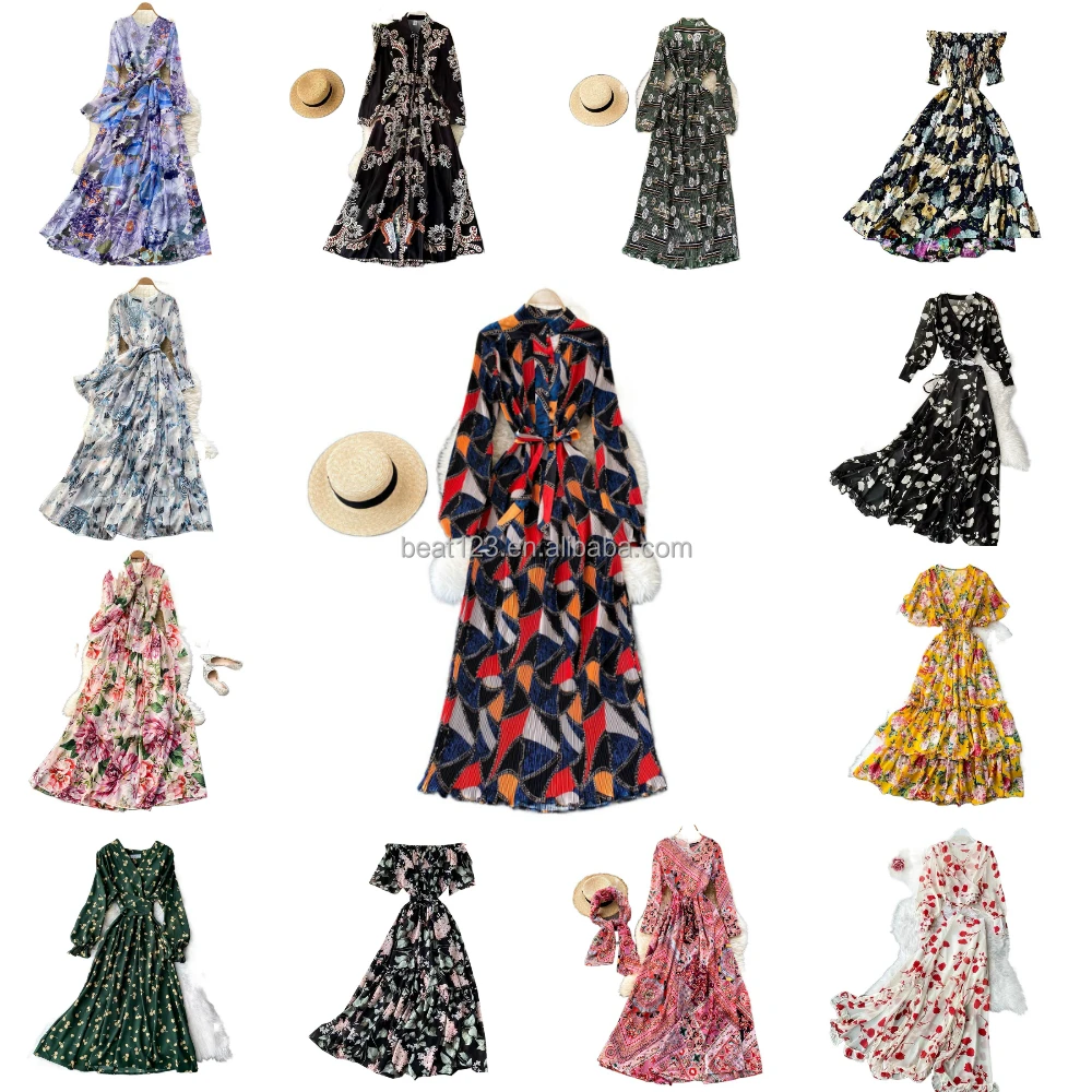 2022 Spring Summer Floral Dress Sweet Ladies Casual Style long Dress Women's Maxi Dress Floral Print
2022 Spring Summer Floral Dress Sweet Ladies Casual Style long Dress Women's Maxi Dress Floral Print