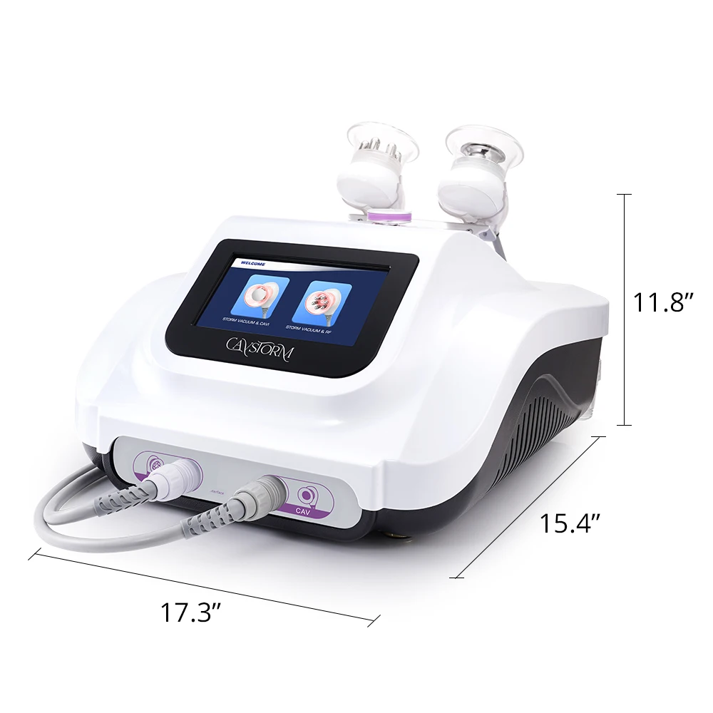 CaVstorm Cavitation 3.0 5mhz rf strong Vacuum skin care machine with detachable cups
CaVstorm Cavitation 3.0 5mhz rf strong Vacuum skin care machine with detachable cups