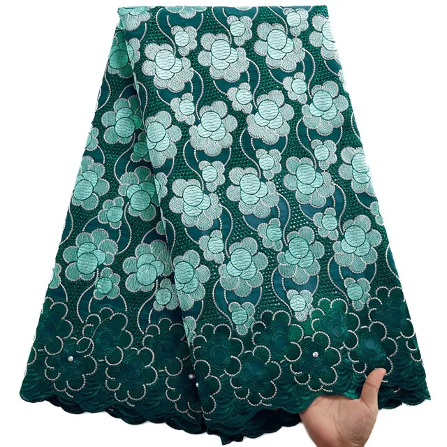 2421 Hot Sale Green Swiss Voile Lace Fabric African Embroidery Flower Cotton Cord Fabric For Party Dress, Shown
2421 Hot Sale Green Swiss Voile Lace Fabric African Embroidery Flower Cotton Cord Fabric For Party Dress, Shown