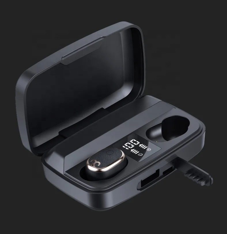 In-ear Earbuds Sports Running Gaming Headset Phones 5.0 TWS Noise Reduction wireless Earphone With charging compartment, Black white
In-ear Earbuds Sports Running Gaming Headset Phones 5.0 TWS Noise Reduction wireless Earphone With charging compartment, Black white