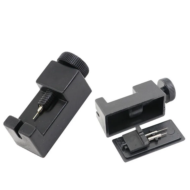 Mini Wristwatch Tools Watch Band Link Remover Bracelet Strap Adjuster Metal Straps Adjustable Device 2 Spare Pins Repair
Mini Wristwatch Tools Watch Band Link Remover Bracelet Strap Adjuster Metal Straps Adjustable Device 2 Spare Pins Repair
