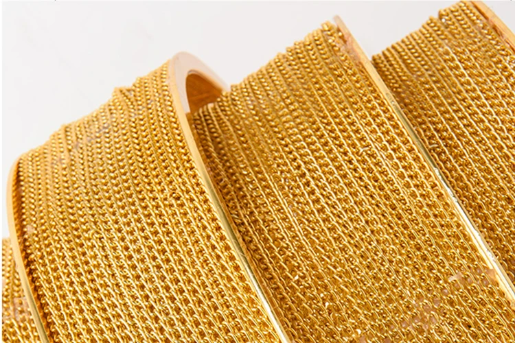 Modern creative aluminum Hanging chain wall led light  LED G9 gold silver Hotel Bedroom wall lamp