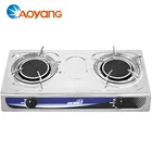 Saving Consumption! stainless steel surface 2 burners infrared gas stove