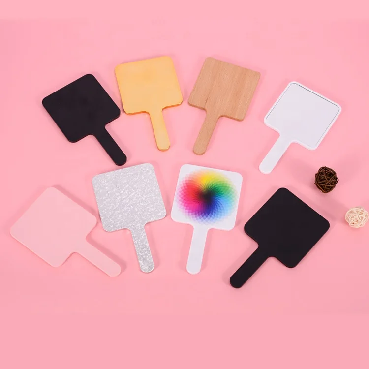 Private Label Custom Logo ABS Plastic Small Handheld Square Custom Cosmetic Hand Mirrors For Women, White black pink rose red accept color custom
Private Label Custom Logo ABS Plastic Small Handheld Square Custom Cosmetic Hand Mirrors For Women, White black pink rose red accept color custom