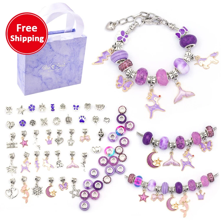 Custom sterling silver kids accessories diy handmade jewelry set cartoon purple suit girl exquisite gift box gift bracelet
Custom sterling silver kids accessories diy handmade jewelry set cartoon purple suit girl exquisite gift box gift bracelet