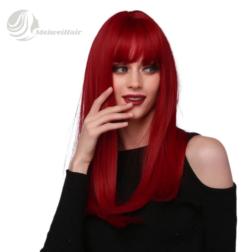2021 New in Stock Naturel Red Bob Wigs with Bangs Straight Style for Hollaween Cosplay Party White Black Women
2021 New in Stock Naturel Red Bob Wigs with Bangs Straight Style for Hollaween Cosplay Party White Black Women