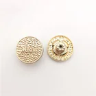 Customized Oem Shank Antique Gold Metal Denim Gunmetal Jeans Button For Pants Jacket Clothing