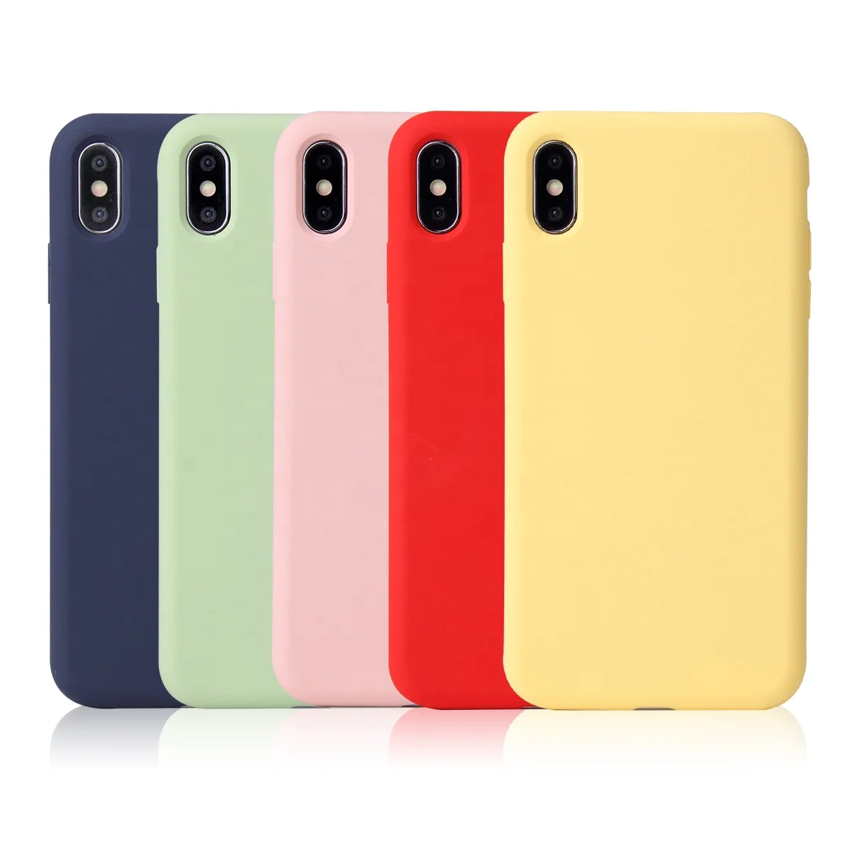 Matte Soft Touch Blank Liquid Silicone Four Edges Protective Phone Accesory Mobile Phones Case For iPhone XR Case XS Max
Matte Soft Touch Blank Liquid Silicone Four Edges Protective Phone Accesory Mobile Phones Case For iPhone XR Case XS Max