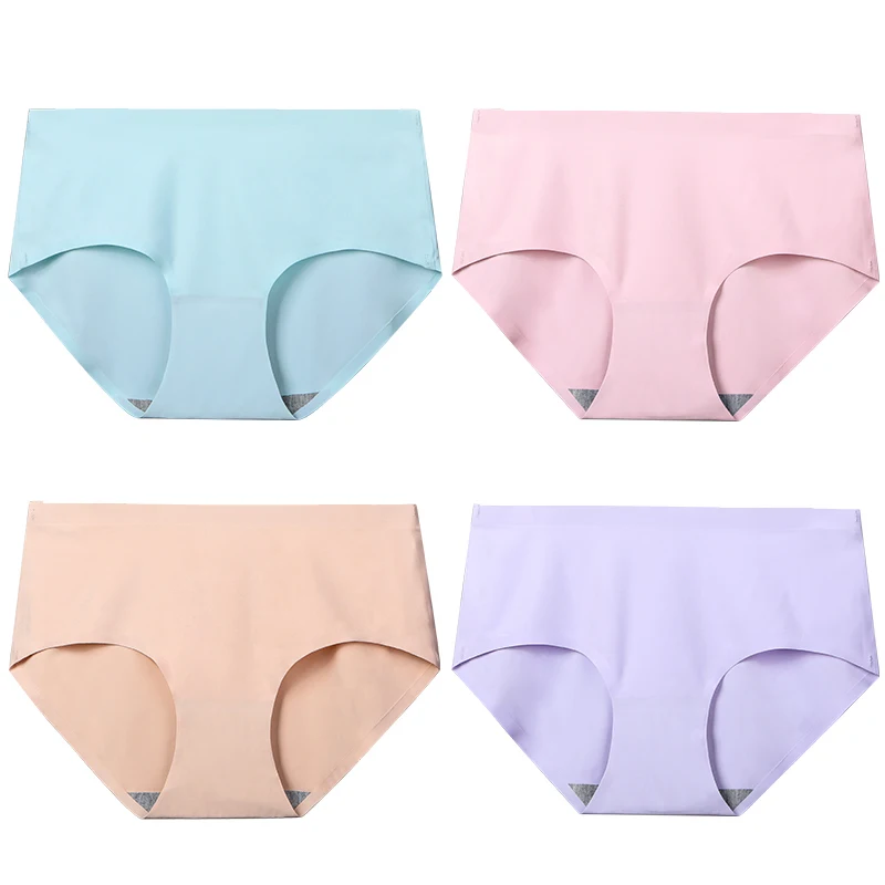 Seamless Women Panties Ice Silk Summer Cool Solid Underwear Nylon Ladies Sexy Low-Rise Briefs Breathable Female Lingerie 7Colors
Seamless Women Panties Ice Silk Summer Cool Solid Underwear Nylon Ladies Sexy Low-Rise Briefs Breathable Female Lingerie 7Colors