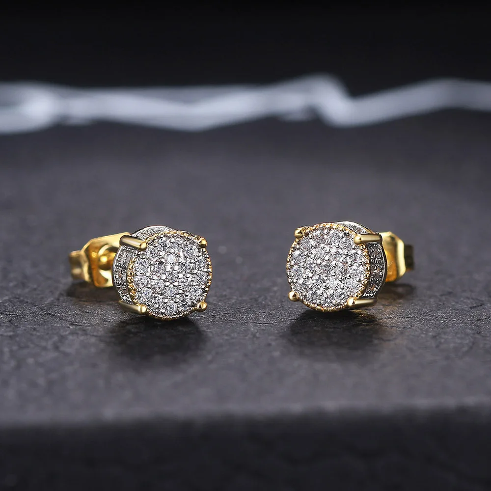 QIANZUYIN Luxury Fashion Crystal Zircon Hip Hop Jewelry Square Stud Earrings Cubic Zirconia Earrings, 18k gold
QIANZUYIN Luxury Fashion Crystal Zircon Hip Hop Jewelry Square Stud Earrings Cubic Zirconia Earrings, 18k gold